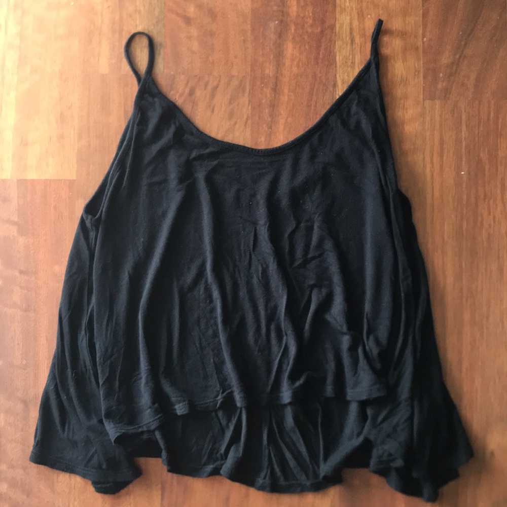 Black tank top